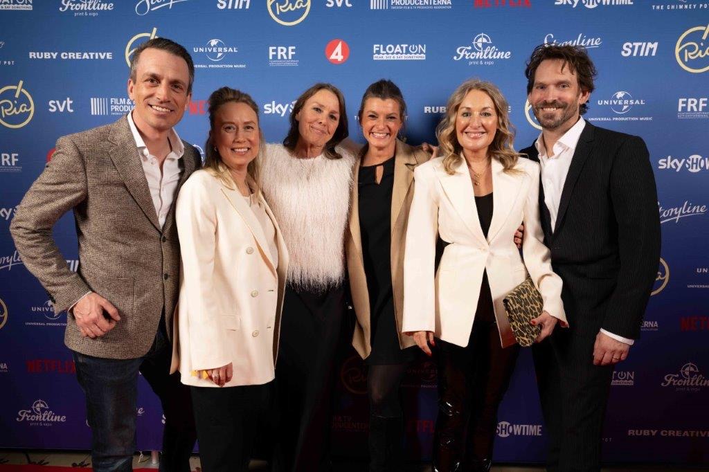 Jessica MacDowall och andra på RIA Galan