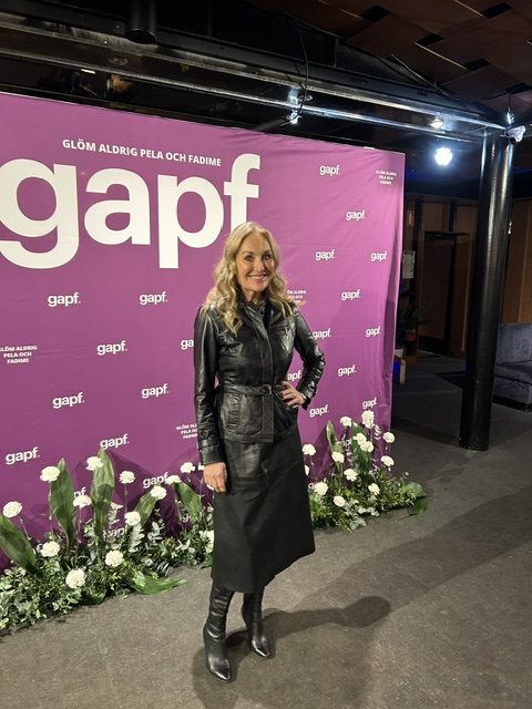 Jessica MacDowall på GAPF Fadimegalan
